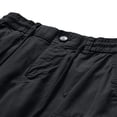 thumbnail image 5 of WAVSUF Multiple Pockets Cargo Pant for Mens Regular Fit Long Pants Elasticity Fashionable Casual Drawstring Elasticity Pants Black Size S, 5 of 8