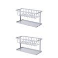 thumbnail image 4 of Yuarrent Fregadero de esponja Tidy Soap Storage Dish Drain Rack Organizador de cocina Estante de soporte Type1 NO1, 4 of 6