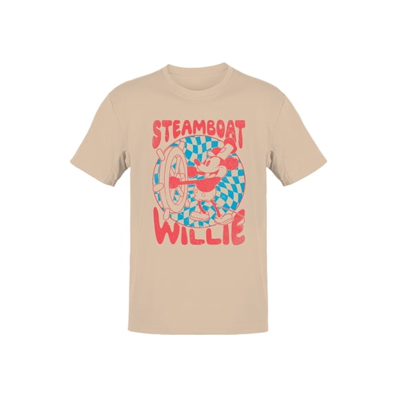 Steamboat Classic Cartoon Style Men's T-shirt