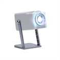 thumbnail image 1 of A 4K Portable Projector Mini Full Hd With Wifi 6 Android Tv 11.0 360 Auto Rotation Support Hdmi Usb Tv Stick Home Theater Movie Video Projector, 1 of 5