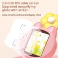 thumbnail image 4 of Kids Digital Microscope with 4x Zoom & HD Video, Cute Pet Design Handheld Science Toy for Boys Girls, 2.4 Inch IPS Screen Educational Game Function, 4 of 8