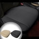thumbnail image 1 of Cojín de asiento de coche de cuero sin respaldo - Funda universal beige para todas las estaciones 52x51cm - Borde resistente al desgaste de alta gama y PU perforado transpirable, 1 of 6