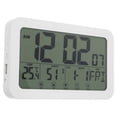 thumbnail image 2 of hongheyi 1pc Home Digital Wall Clock Desktop Mute Electronic Perpetual Calendar Clock, 2 of 5