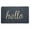 Black, variant on SugarBloom Hello Welcome Door Mat, 15.7x23.6 inch Non-Slip Heavy Duty Front Doormat, Indoor Outdoor Entrance Mat with Velvet Surface, Absorbent Floor Mat for Home,Black