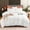 white, variant on BLEUM CADE Luxury Fluffy Fuzzy Twin Bedding Comforter Set,3 Pieces Shaggy Duvet Cover Set,Furry Plush Velvet Comforter Cover with Zip Closure,White
