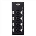 thumbnail image 1 of 2X 4-Channel Audio/ over Network Cable Extender 3-Pin XLR Audio and DMX512 Network Signal Extender Female, 1 of 7