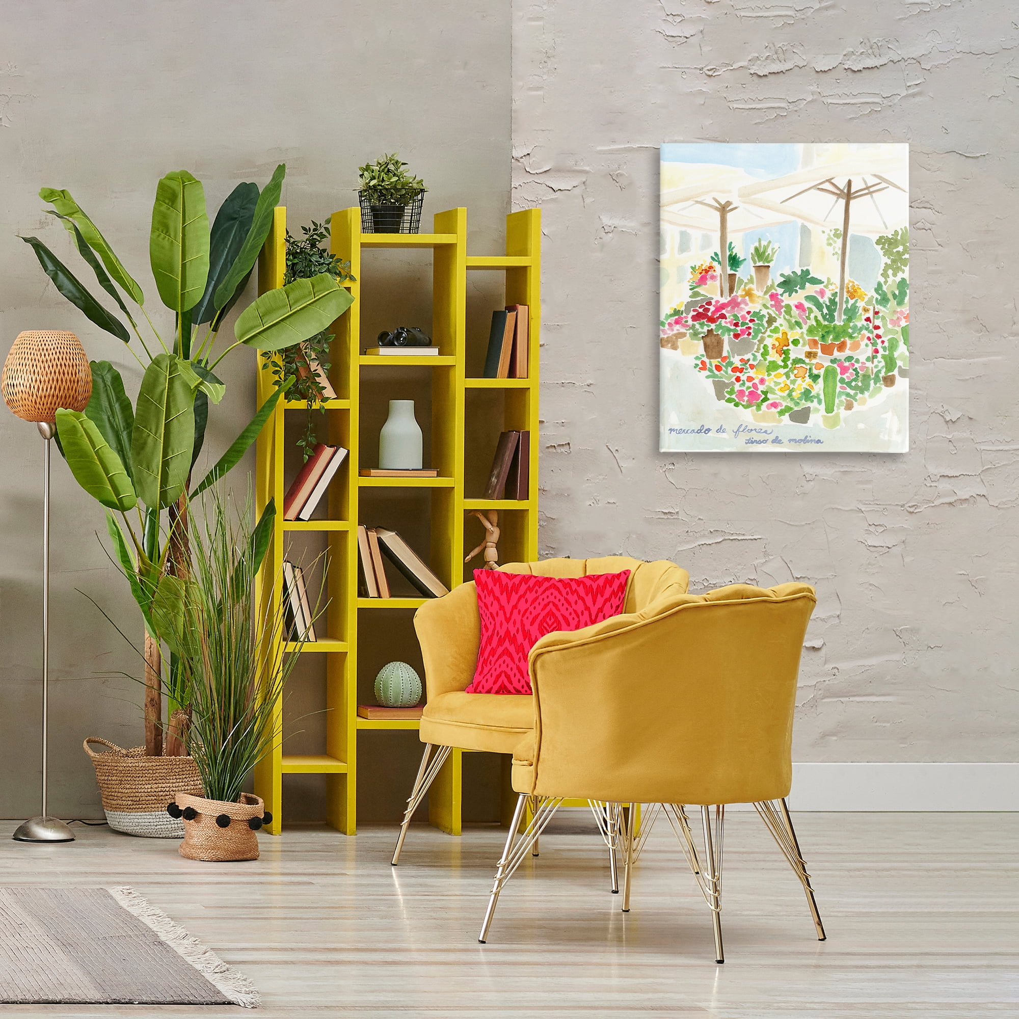 Stupell Industries Canopy Covered Garden Scenic & Cityscapes Painting Wrapped Canvas Art Print Wall Art, 24 x 30