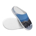 thumbnail image 3 of Fotbe Lighthouse On The Waters Pattern Women's Fuzzy Curly Fur Memory Foam Loafer Slippers Indoor Outdoor Slippers Winter Home Shoes-35/36, 3 of 7