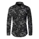thumbnail image 1 of Camisa Casual De Manga Larga Estampada Para Hombres Moda, 1 of 5