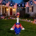 thumbnail image 5 of Large White Holiday Decoration - Easter Porch Clothes - Outdoor Yard Holiday Decorations for Independence Day Yard Lawn Outdoor Garden Decor, 5 of 7