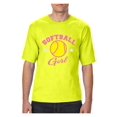 thumbnail image 1 of "Mens and Big Mens Softball Girl T-Shirt, up to size 3XLT", 1 of 5