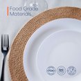 thumbnail image 6 of LaGlint 7.5 inch Salad Appetizer Plate Set of 6, Lightweight Opal Glass Round White Plates for Dessert Kitchen, Dishwasher and Microwave Safe, 6 of 9
