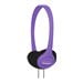 Koss KPH7 Colors - Écouteurs - sur l'Oreille - Câblé - jack 3,5 mm - violet – image 3 sur 6