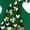#0167-Green, variant on Karight Womens St. Patrick's Day Sweatshirt Plaid Heart Shamrock Print Long Sleeve Crew Neck Casual Pullover Top