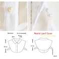 thumbnail image 7 of LoudSung Fake Collar Detachable Half Shirt Blouse False Doll Collar Hollow Out Lace Cool Flower Design for Women Girls, 7 of 7