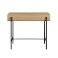thumbnail image 2 of Contemporary 1-Drawer Wood Entry Table - Oak / Black, 2 of 6
