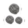 thumbnail image 5 of Dengjunhu 8Pcs Stainless Steel Sponges Scrubbers Cleaning Ball Utensil Scrubber Density Metal Scrubber Scouring Pads Ball for Pot Pan Dish Wash Cleaning for Removing Rust Dirty Cookware Cleaner, 5 of 6