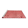 thumbnail image 2 of Ahgly Company Machine Washable Indoor Round Solid Red Modern Area Rugs, 5' Round, 2 of 4