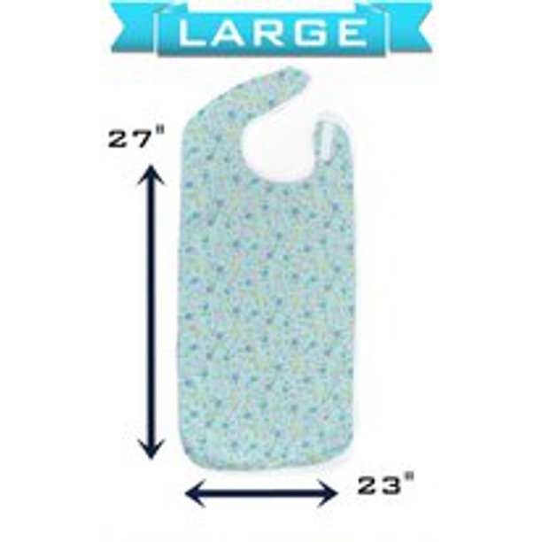 Comfort Finds Waterproof Shirt Saver Bib Plus Xl Size Blue Floral Walmart Com Comfort Finds Waterproof Shirt Saver Bib Plus Xl Size Blue Floral Walmart Com