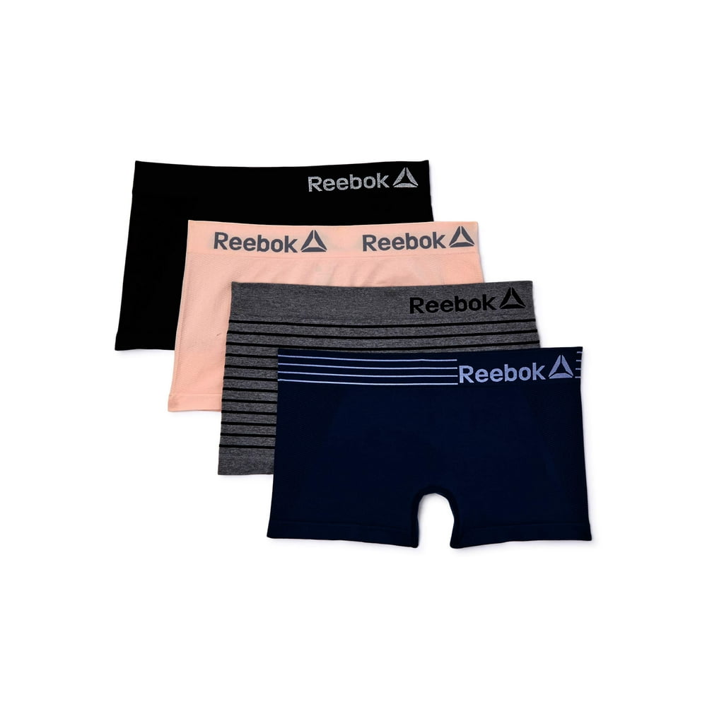 Reebok - Reebok Women's Seamless Boyshort Panties, 4-Pack - Walmart.com - Walmart.com