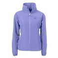 thumbnail image 2 of Women's Cutter & Buck  Lavender Carolina Panthers Charter Eco Recycled Full-Zip Jacket, 2 of 3
