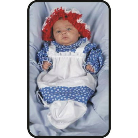 Baby Girl'S Costume: Raggedy Ann Bunting, 3-9 Mos. - Product Description - Dress And Apron Bunting. Hat With Attached Wig Included. Infant 3-9 Months. ...