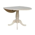 thumbnail image 6 of International Concepts 42" Round Solid Wood Table with Two Chairs -Unfinished, 6 of 8