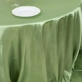 thumbnail image 2 of BalsaCircle 132 in Sage Green Satin Round Tablecloth Wedding Party Events Reception Catering Decorations Supplies, 2 of 8