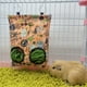 thumbnail image 1 of Hay Bag Hanging Pouch Feeder Holder Feeding Dispenser Container for Rabbit Guinea Pig Small Animals Pet Bunny Cage Accessories ShopWise Round, 1 of 18