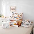 thumbnail image 5 of Homewish Est Sleep Sports Bedding Comforter Set 7 Pieces for Boy, Kawaii Rugby Football Full Bedding Set, Cartoon Soccer Basketball Reversible Fitted Sheet Flat Sheet, Microfiber Bedroom Decor, 5 of 7