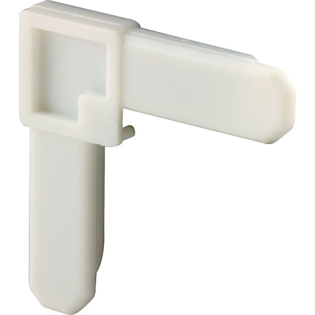 ByPass Closet Door Guides, 13/8 in., Plastic, Tan, NonAdjustable