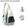 thumbnail image 4 of Aesthetic Cheetah Sling Backpack - Fashion Forward Spot Pattern, Layered Storage Shoulder Bag, 4 of 4