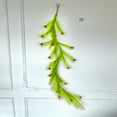 thumbnail image 7 of 6 Ft Christmas Garland - Artificial Furry Garland, with Red Ball, Christmas Tree Topper Ornaments, Christmas Decorations for Mantel Fireplace Front Door, 7 of 7