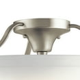 thumbnail image 4 of Kichler 15.5" Transitional 3 Light Brushed Nickel Semi-Flush Mount Light with Etched Glass, 4 of 9