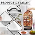 thumbnail image 4 of HELLHERO Kitchen Blender Dust Covers for Home Kitchen Indoor Reusable, Fitted Blender Protection 15.94"H x 9.45"L x 7.28"W Cat Maple Leaf, 4 of 6