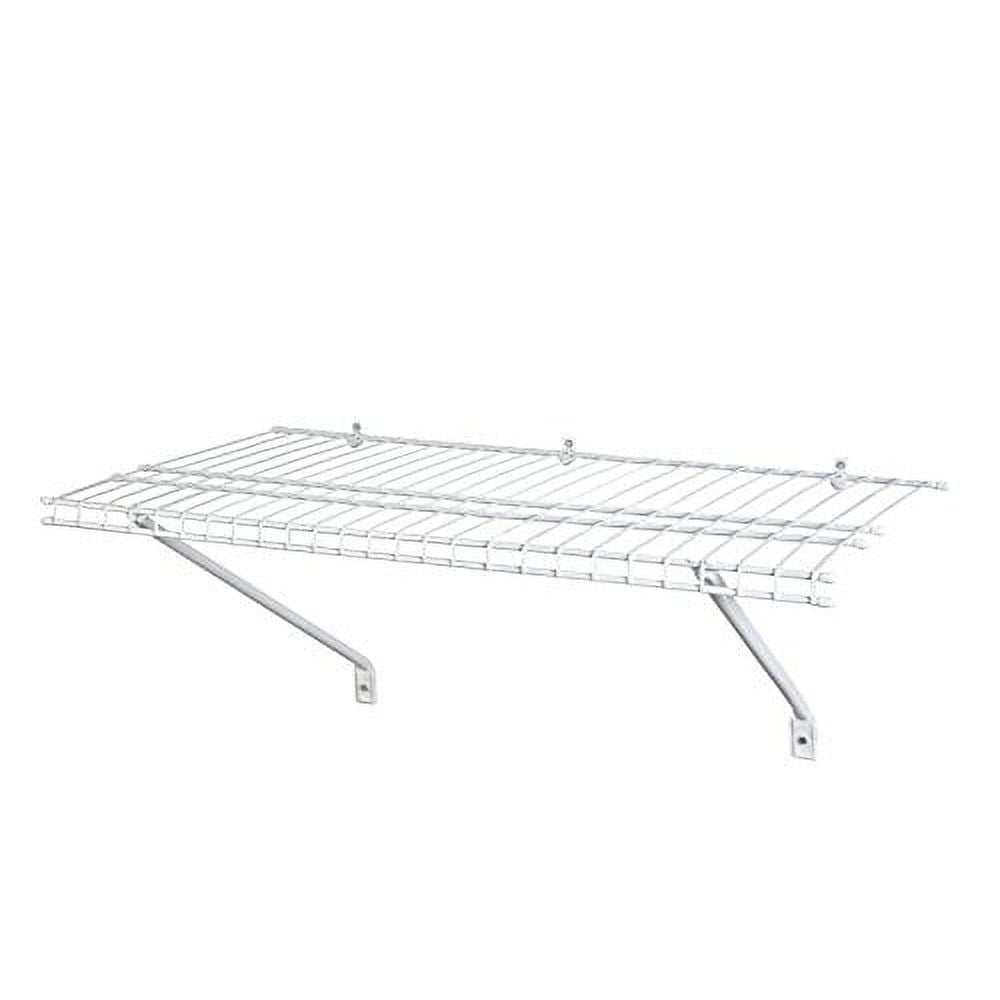 ClosetMaid, Kit Étagère 1021 Fil Blanc, 2 Pieds X 12 Pouces