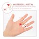 thumbnail image 5 of GOOHOCHY 4pcs llavero creativo metal colgante colgante tarjeta de póker corazón anillo colgante colgante, 5 of 7