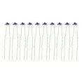 thumbnail image 2 of opolski 10Pcs Wedding Hair Pins Rhinestone Faux Pearl Flower Shape Hair Sticks Elegant Bridal Headpiece Bride Hair Pins Jewelry Gift Purple, 2 of 8