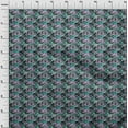 thumbnail image 4 of oneOone Cotton Flex Black Fabric Abstracts Craft Projects Decor Fabric Printed By The Yard 40 Inch Wide, 4 of 5