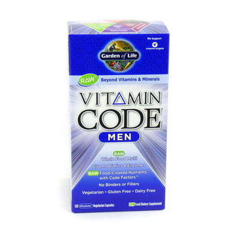 Vitamin Code Hommes multivitamines par Garden of Life - 120 Capsules