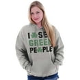 thumbnail image 4 of Funny Saint Patrick's Day Irish Pride Hoodie Sweatshirt Women Men Brisco Brands M, 4 of 5