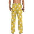 thumbnail image 3 of joogoo Men's Pajama Pants Baseball and Stars Soft Long Sleep Lounge Pjs Bottoms M, 3 of 7
