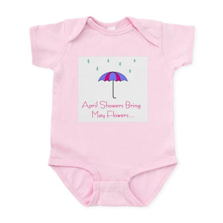 

CafePress - April Showers Infant Bodysuit - Baby Light Bodysuit Size Newborn - 24 Months