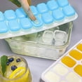 thumbnail image 5 of TaTaai 1Pcs Ice Trays, Durable Stackable Ice Trays for Freezer with Spill-Resistant & Removable Lids, BPA Free, Easy-Release Silicone Ice Maker for Cocktail, Coffee, Beer, 5 of 5