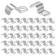 thumbnail image 1 of Uxcell 40 Paquete de Abrazaderas de Tubo de Acero Inoxidable, Abrazaderas de Cable de Metal de 1/4 Pulgada, Clips de Alambre para Conducto, Tubo (7mm), 1 of 7