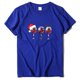 thumbnail image 3 of Pntutb - Camiseta informal de Navidad para mujer, con estampado de copas de vino, de manga corta, con cuello redondo Pntutb Pntutb-5536, 3 of 4