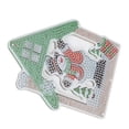 thumbnail image 4 of Pintura de diamantes de imitación ANGGREK Decoración del hogar tema navideño colores coloridos, 4 of 8