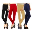 thumbnail image 1 of Pack 4 Colores Leggins Faja Termicos Afelpados Unitallas Yog Lole Leggings, 1 of 5