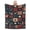 50x40, variant on Vintage star print patchwork blanket, country style design, red, blue and beige, soft and lightweight for home, patriotic decor, 50x40