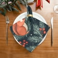 thumbnail image 2 of Napkin Satin Napkin 20*20Inchx1 Kitchen Towel Dinner Plate Towel Decorative Towel Napkin Tea Towel Suitable For Kitchen Table Christmas Pretty Squirrel, 2 of 8